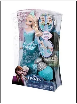 Produktbild von Mattel BDK33 Frozen Farbwechselzauber Elsa Puppe