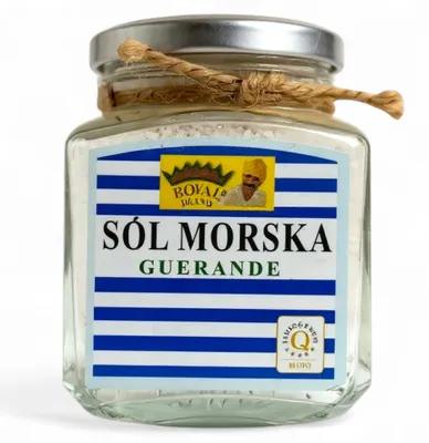 Immagine prodotto di marino celtico grigio non raffinato,celtico di Guérande 200 g in barattolo di vetro