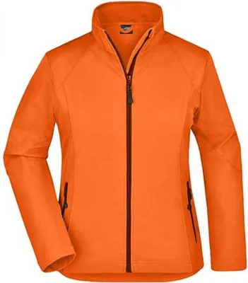 Produktbild von James+Nicholson JN1021 | Ladies` Softshell Jacket / Leicht tailliert - Farbe: Orange - Größe: XL