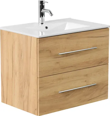 Produktbild von Badmöbel Waschplatz "Homeline 70" Eiche Gold