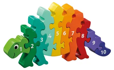 Immagine prodotto di Puzzle sui dinosauri, numeri da 1 a 10