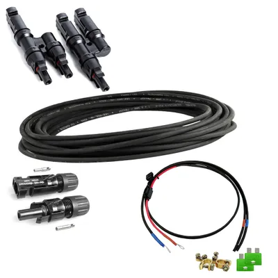 Produktbild von Solar-Connection Kit 3 - Batteriekabel Solarkabel MC4-Stecker Y-Abzweigbuchsen