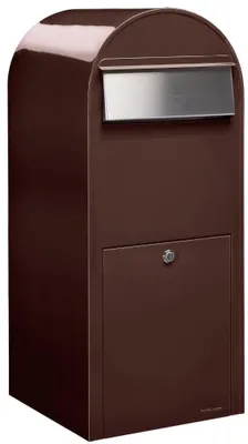 Zdjęcie produktu dla Skrzynka pocztowa Jumbo 8017 w kolorze ciemnobrązowym