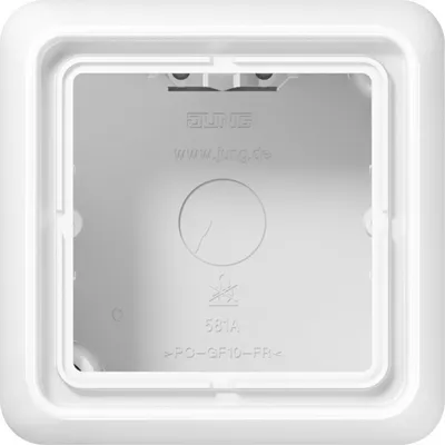 Produktbild von JUNG CD 581 A WW - Weiß - Duroplast - 85 mm - 85 mm - 47 mm - 1 Stück(e)