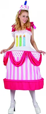 Produktbild von Geburtstagskuchenkostüm für Damen Einheitsgröße (40)