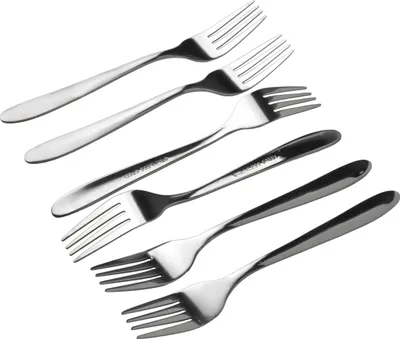 Produktbild von Tafelgabeln Edelstahl Allesken ORCHID 18,6 cm Silber 6 Stück