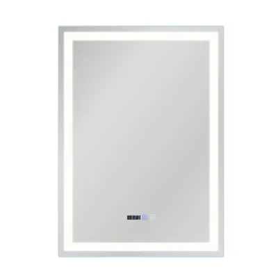 Produktbild von ZMH Spiegel mit Beleuchtung LED mirror 60x80 cm Wandspiegel  IP44 Entfogger Funktion Lichtspiegel Dimmbar 3000K-6500K
