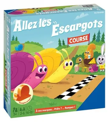 Image de Allez les escargots - course, plateau - ravensburger - 20617 - jeu societé enfant