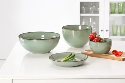 Produktbild von Suppenteller 21cm 6er Set Alicante grün