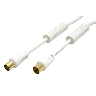 Obrázek produktu pro Goobay 67275, 10 m, Koaxiální, Koaxiální, Bílá