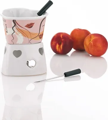 Produktbild von Schokofondue-Set IMPRESSION 6-tlg. / Schokoladenfondue Set / Schoko - Fondue
