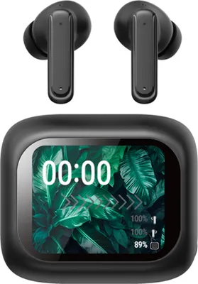 Image de Bolaris, TWS LCD Bluetooth 5.4 Noise Cancelling ANC écouteurs modèle Séoul, Noir