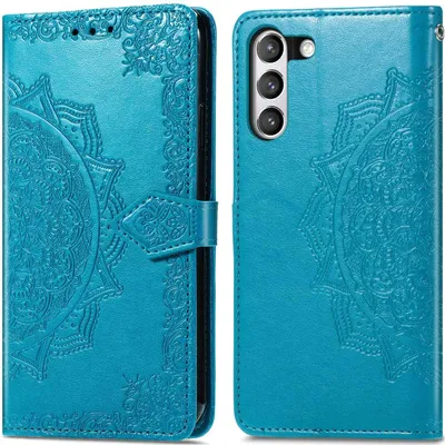 Image de imoshion Bibliothèque Mandala pour le Samsung Galaxy S21 FE - Turquoise