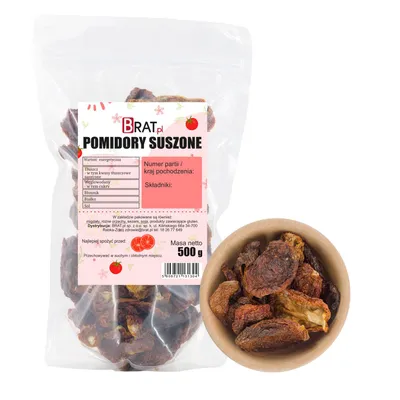 Zdjęcie produktu dla Pomidory suszone 500g Brat.pl