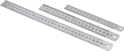 Immagine prodotto di SINTRON Tools Set di 3 righelli in acciaio 207909, 15/20/30 cm