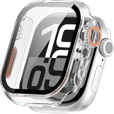 Immagine prodotto di INF Custodia protettiva per Apple Watch - PC rigido e vetro temperato Trasparente 40 mm
