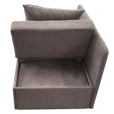 Produktbild von Merax Schlafsofa 3-in-1 mit verstellbare Rückenlehne, , Polsterbett Tagesbett aus Leinenstoff, platzsparendes Einzelbett, Grau, 177x68x65 cm