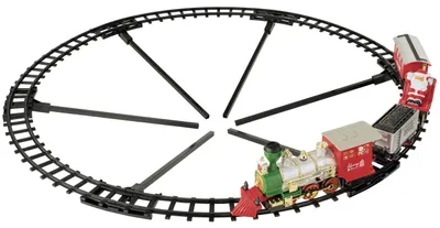 Produktbild von Lumineo LED Eisenbahn 80 x 80 x 29 cm warmweiß