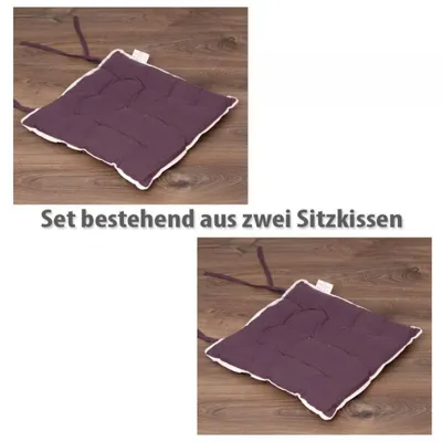 Produktbild von 2er Set Sitzkissen MAX Violett