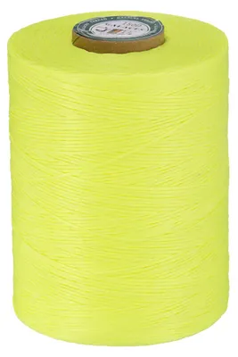 Wachsband für Leder, 780 m, 0,8 mm, 150D, gelb