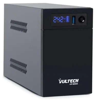 Image de Vultech Uninterruptible Power Supply Line Interactive 1000VA/530W LiFePo4 2 AC Sockets