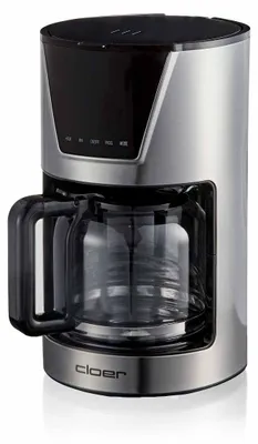 Produktbild von Cloer 5257, Filterkaffeemaschine, Gemahlener Kaffee, 900 W, Schwarz, Edelstahl