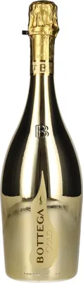 A golden bottle of Bottega Gold Prosecco.