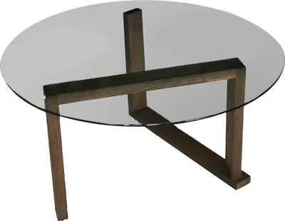 Produktbild von Wohnzimmertisch Denebra, Niedriger Wohnzimmertisch, Kaffeeregal, Couchtisch für Sofa, 80x80h41 cm, Nussbaum