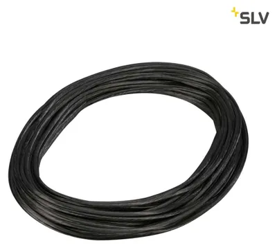 Productafbeelding van SLV 139050 LAAGVOLTSPANAARD voor TENSEO laagvoltsysteem, zwart, 6mm², 20 meter