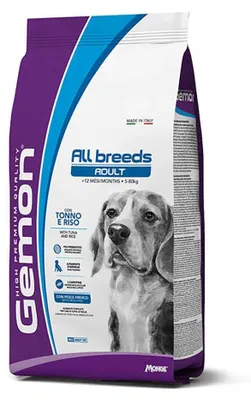 Imagen del producto de Alimento seco para perros adultos de todas las razas, sabor a atún y arroz - 15 kg
