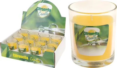 Obrázek produktu pro Svíčka citronela ve sklenici 8x7 cm