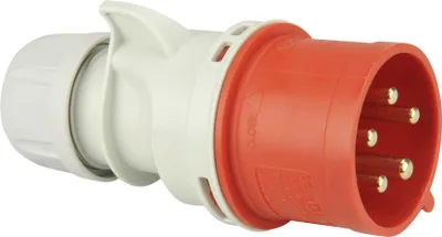 Produktbild von PCE CEE-Stecker 5-polig 32A rot