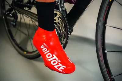 Produktbild von Velotoze Überschuhe Kurz Rot S-M (37-42.5)