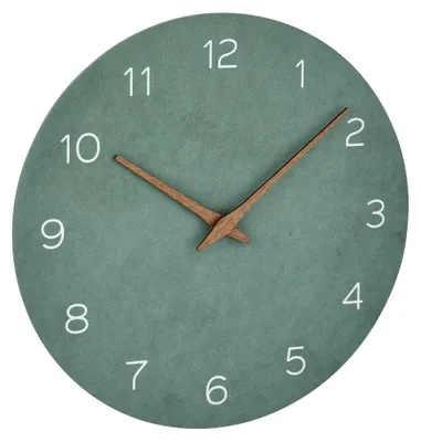 Produktbild von TFA Dostmann Analoge Wanduhr, 60.3054 (Jadegrün mit Batterie)