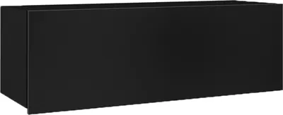 Obrázek produktu pro BETTSO Široká nástěnná skříňka BIRD Black Matt Black Glossy
