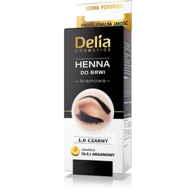 Image de DELIA Crème Henné pour Sourcils 1.0 Noir 15ml