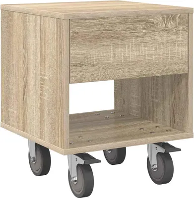 Image de Table de chevet Chêne Sonoma 40,5 x 40 x 48 cm
