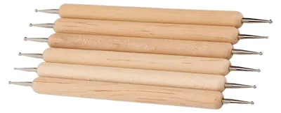 Produktbild von 6 PCs Doppelendverfolgung NG Stylus -Set für Leder -FT -Gravur, Komfortable G und Vielseitige Werkzeuge