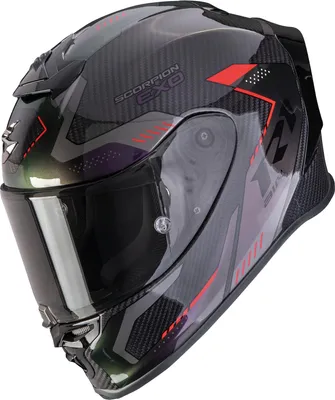 Produktbild von Scorpion Exo-R1 Evo Carbon Air Propel schwarz-weiß-rot XL