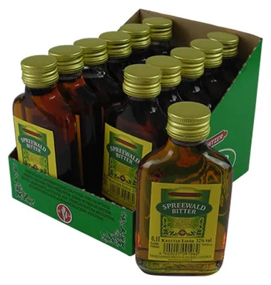 Produktbild von Spreewald-Bitter 12er Pack (12 x 0,1 l / 32 % vol.)