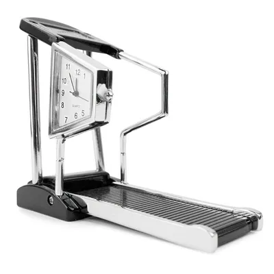 Produktbild von Designer Tischuhr Laufband aus Metall