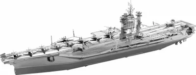 Produktbild von ICONX Lasergeschnittener Metall-Bausatz USS Roosevelt Carrier 575022