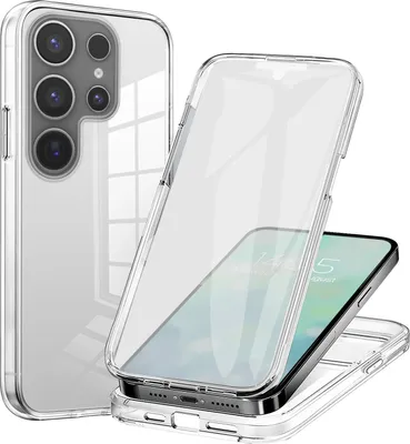 Produktbild von 360 Grad Handyhülle für Samsung Galaxy S26 Ultra Case Cover Hülle Bumper Rundum Schutzhülle Smartphone Schutz Transparent
