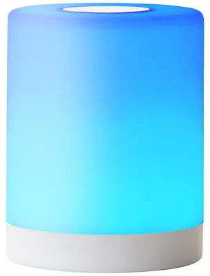 Produktbild von LED Outdoor Tischlampe - RGB & Touchdimmer - Weiß - 12 cm
