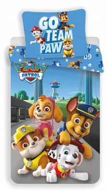 Produktbild von Carbotex Paw Patrol Kinderbettwäsche 140x200 cm Baumwolle