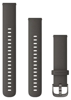 Produktbild von Garmin Schnellwechselarmband 18mm - Silikon - Graphit010-12932-0E