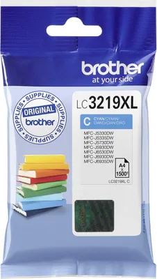 Zdjęcie produktu dla Brother Oryginalny wkład atramentowy XL LC-3219XLC cyan (do Brother MFC-J5330DW, MFC-J5335DW, MFC-J5730DW, MFC-J5930DW, MFC-J6530DW, MFC-J6930DW, MFC-J6935DW)