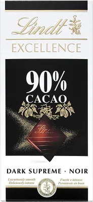 Immagine prodotto di Lindt e Sprüngli con cioccolato fondente Cacao Excellence 100g confezione da 5