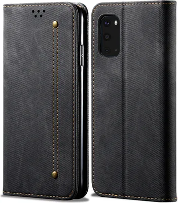 Image de Galaxy S20 Case, étui portefeuille en cuir avec fermeture magnétique et fonction stand pour Samsung Galaxy S20 Samsung Galaxy S20 noir
