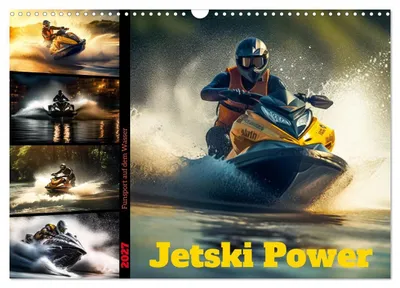 Produktbild von Jetski Power (Wandkalender 2027 DIN A3 quer), CALVENDO Monatskalender